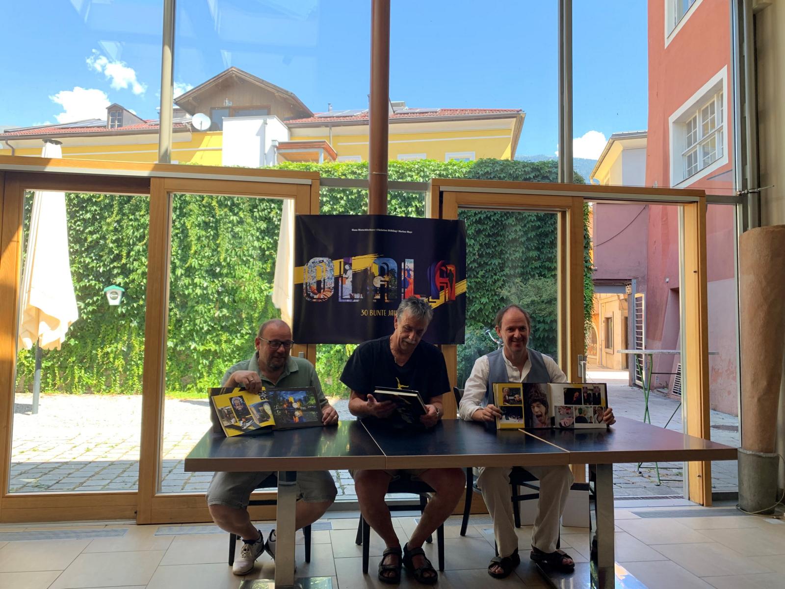 Die Autoren v.l. n.r.: Markus Mayr, Hans Mutschlechner und Christian H&ouml;lbling, Foto: Unterweger