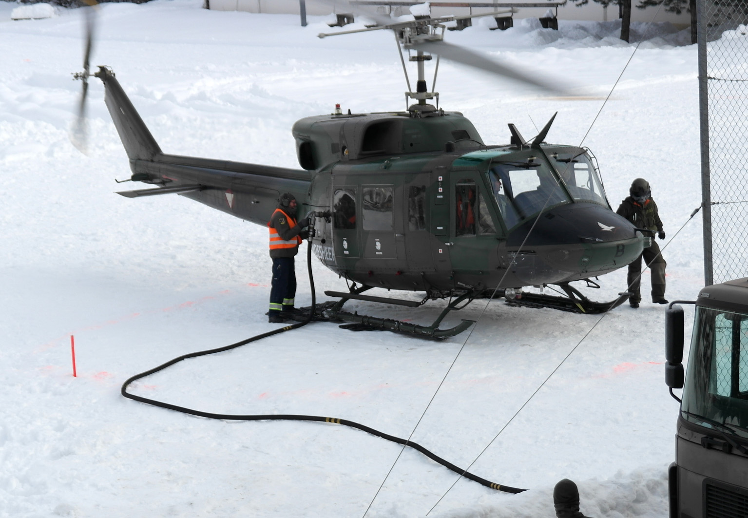 Hubschrauber Haspingerkaserne, Foto: &Ouml;BH Kurnik