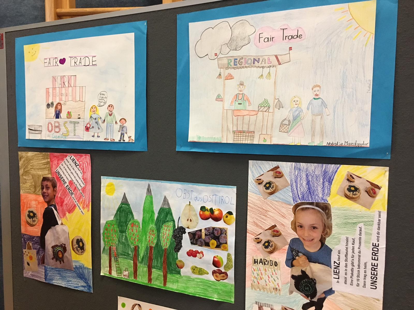 Die besten Bilder aus dem Fairtrade-Zeichenwettbewerb der Osttiroler Pflichtschulen