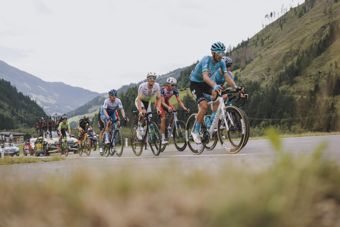 Die erste Spitzengruppe des Tages in Osttirol