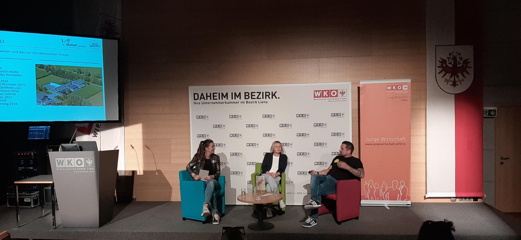 Junge Wirtschaft lud zur "Wohnzimmer-Diskussion". Foto: JW Lienz