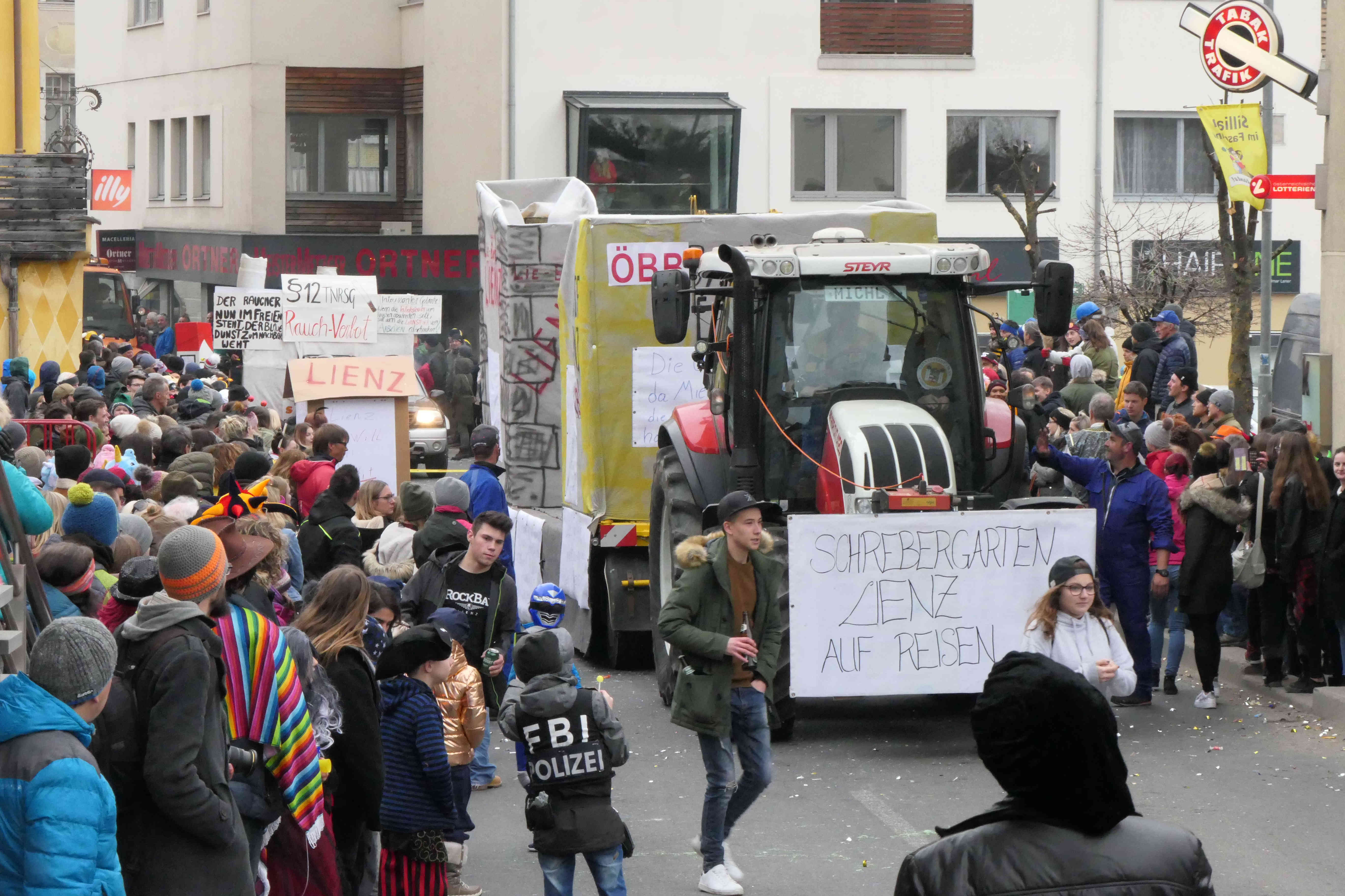 Feb.: &bdquo;Rante Putante&ldquo; hie&szlig; es auch heuer wieder in Sillian. Foto: Martin Oberbichler