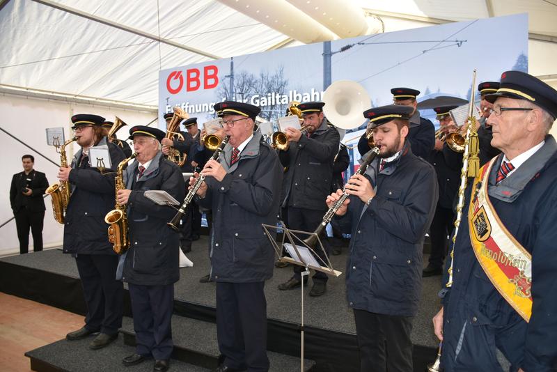 Die Eisenbahner Musikkapelle Arnoldstein.