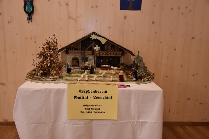 Der Krippenverein Lesachtal spendete diese Krippe.