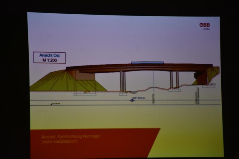 Eine Projektion der geplanten &Uuml;berf&uuml;hrung.