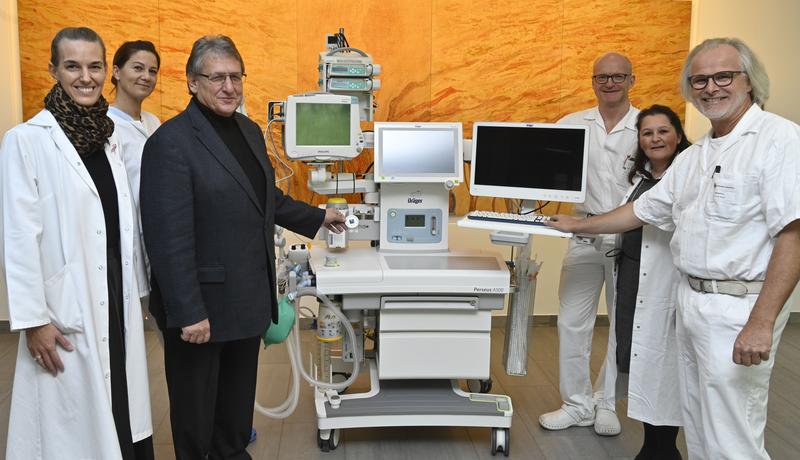 &Uuml;bergabe Narkoseger&auml;te KH Spittal