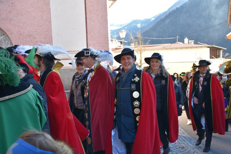 Die Faschingsgilde Spittal mit StR. Christoph Staudacher.