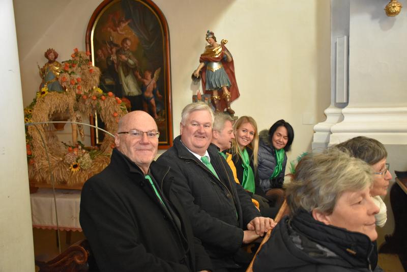 Die Faschingsgilde Steinfeld mit Kanzler Peter Lanz.