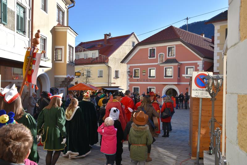 Gildenfest am Marktplatz in Oberdrauburg.