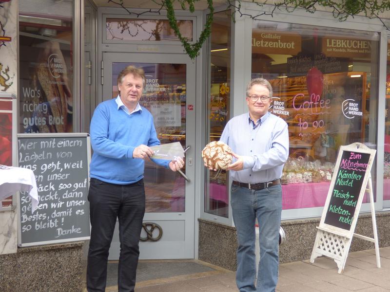Dipl- Ing. Leopold Astner und Hannes Kandolf. Foto: Salcher