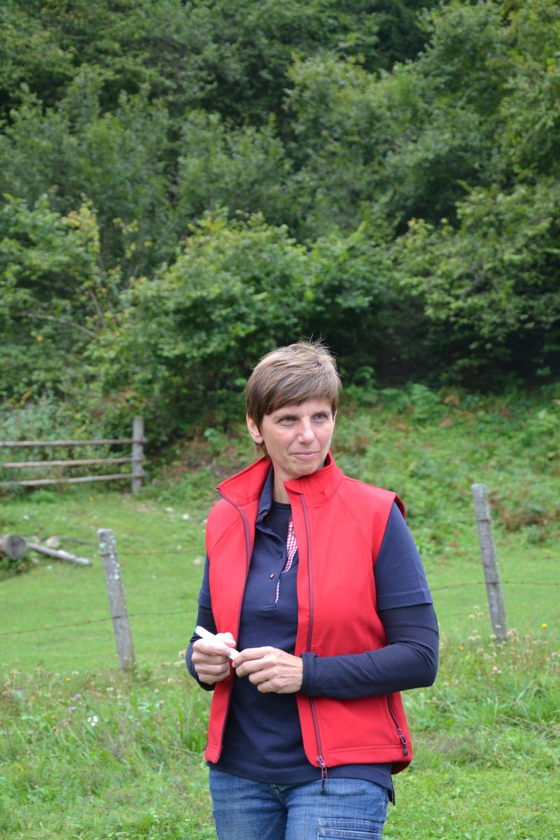 Alpenmentorin und Bergwanderf&uuml;hrerin Sylvia Granitzer.