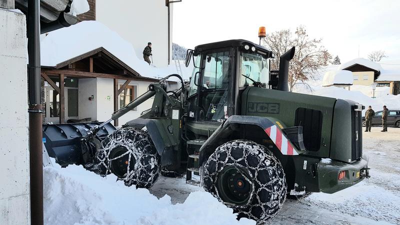 Einsatz der Villacher Pioniere in Oberk&auml;rnten. Fotos: Christian Debelak/Bundesheer