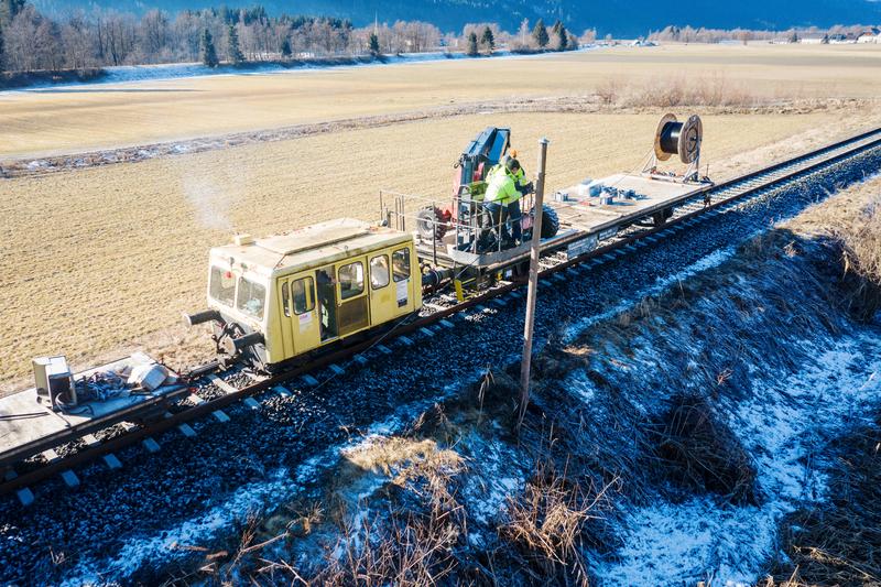 Das Ortsnetz in St. Daniel wurde im Herbst vorigen Jahres fertiggestellt. Das Glasfaserkabel wird streckenweise auch &Uuml;berland verlegt. Foto: GFK/Andreas Schuller