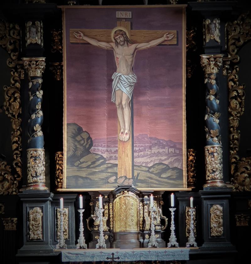 Fastentuch Kirchbach. Foto: Peter Krall