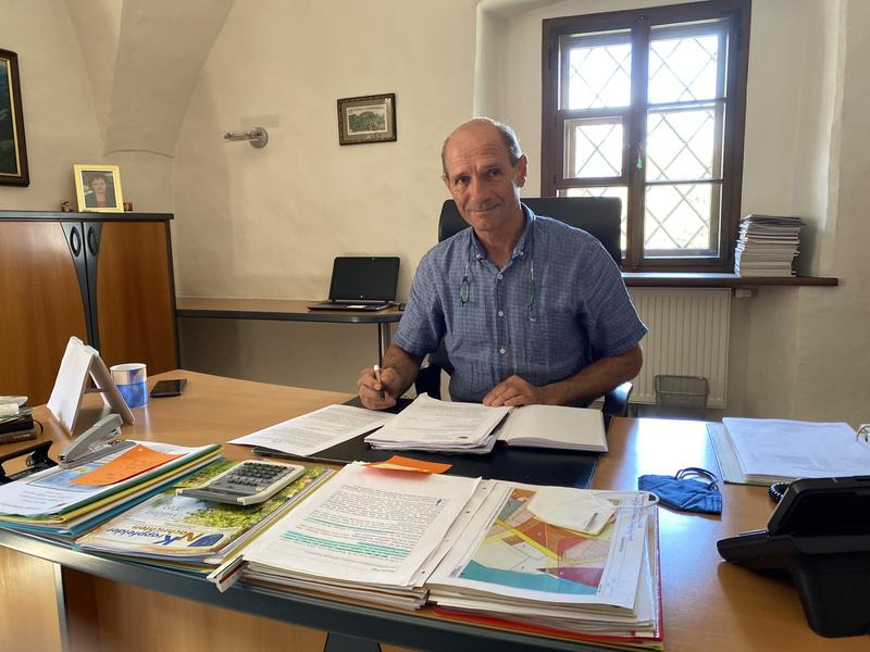 B&uuml;rgermeister Manfred Flei&szlig;ner