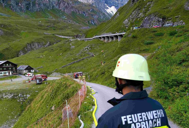Einsatz&uuml;bung Glocknerstra&szlig;e