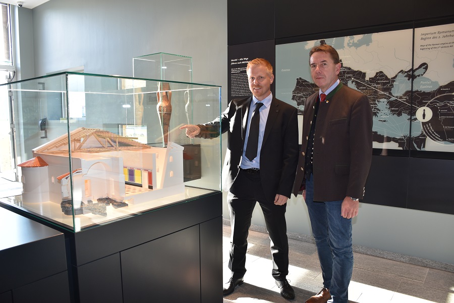 Projektleiter Stefan Pircher und Bgm. Erwin Angerer.