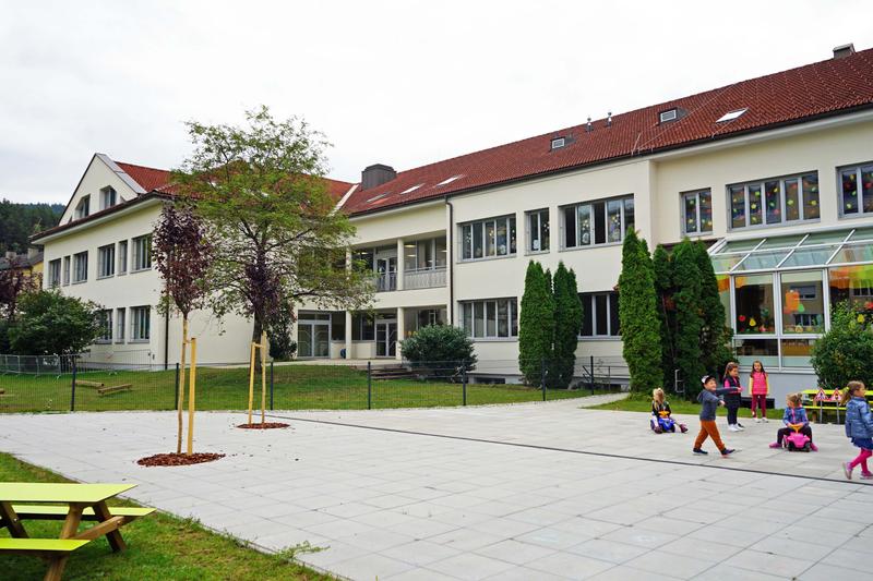 Bildungszentrum Ost  ist nun saniert. Eine offizielle Er&ouml;ffnung wird es vielleicht im kommenden Jahr geben.