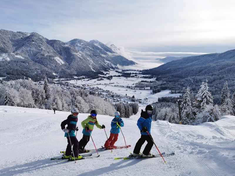 Schon alles wei&szlig; im Kinderparadies Weissbriach. Foto: Die PR Macherin