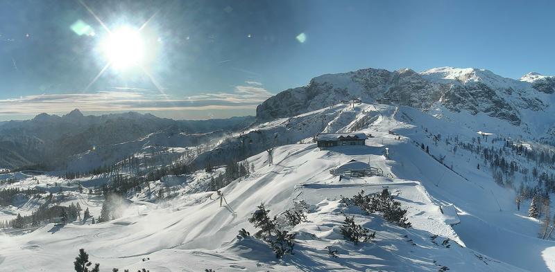Am Nassfeld gibt es bis zu 60 cm Neuschnee.