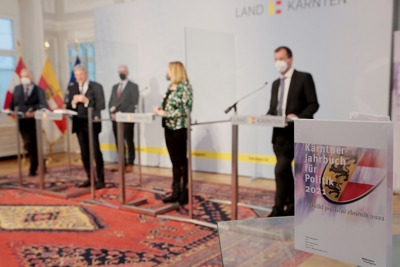 Das K&auml;rntner Jahrbuch f&uuml;r Politik 2021 wurde pr&auml;sentiert.