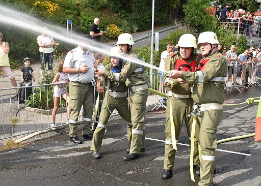 Beim Abschnittsleistungsbewerb.