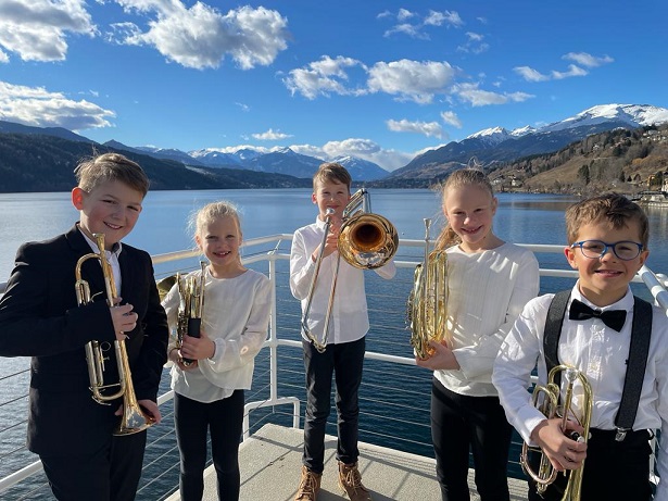 Die Brass Five von der Musikschule Spittal-Baldramsdorf