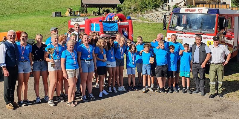 Die zweitbeste M&auml;dchenmannschaft &Ouml;sterreichs kommt aus Irschen. Foto: FF Irschen