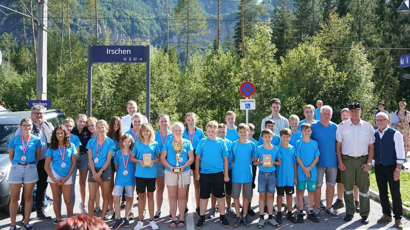 Die zweitbeste M&auml;dchenmannschaft &Ouml;sterreichs kommt aus Irschen. Foto: FF Irschen
