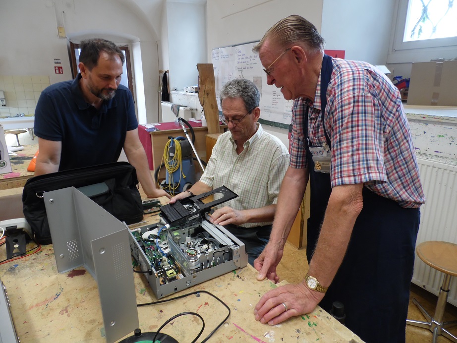 V. l.: Robert Muhr, Peter M&ouml;sslacher und Gerard Meesters.