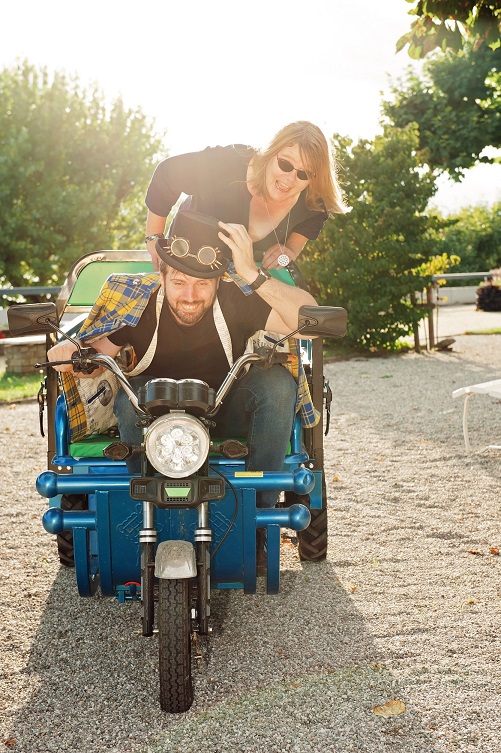 Obmann Gerold Maier und Regieministerin Sonja Anglberger