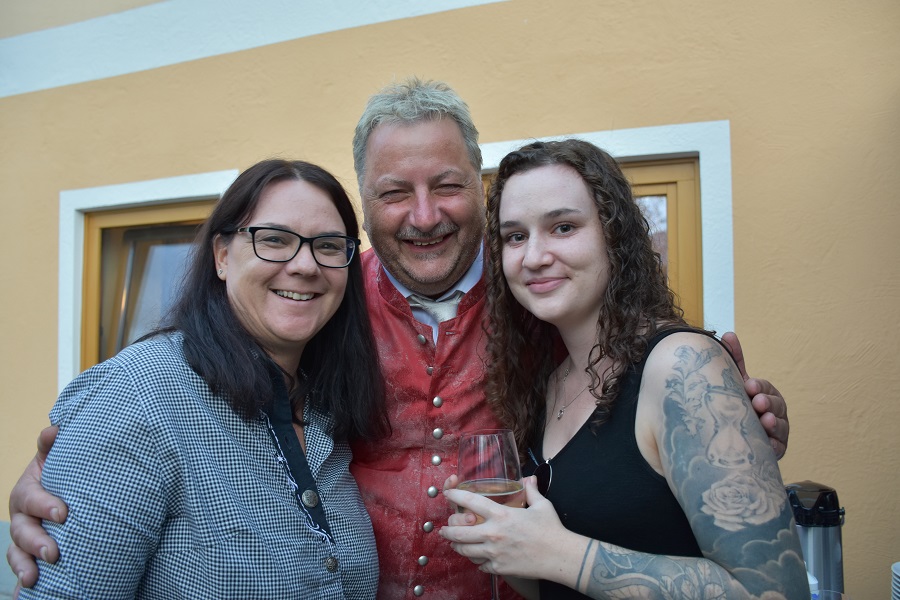 Marion Milachowski, Klaus Schwarzenbacher und Carmen Milachowski.