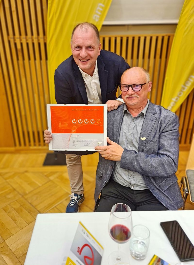 Vize-Bgm. Truskaller und Teamleiter Gfrerer.