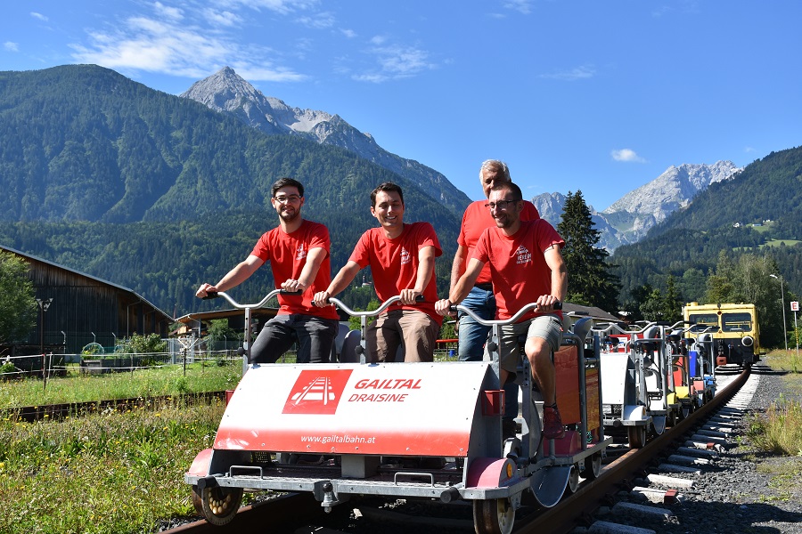 Nach den Gailtal-Draisinen fand der Verein &bdquo;Gailtalbahn&ldquo; nun einen weiteren Grund zur Erhaltung der aufgelassenen Bahnstrecke.