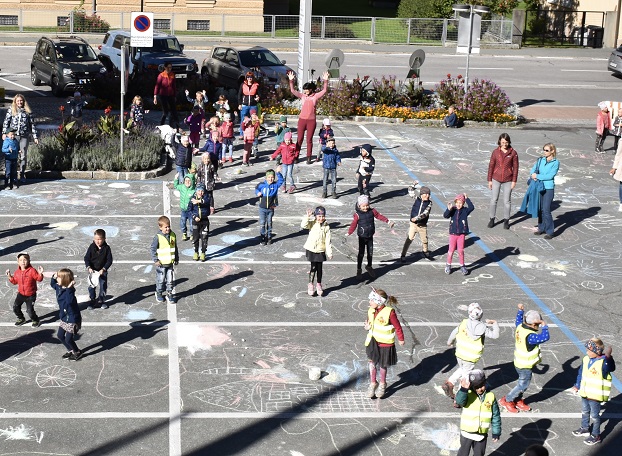 Spielen statt parken hie&szlig; es in Hermagor. Foto: KEM Karnische Energie