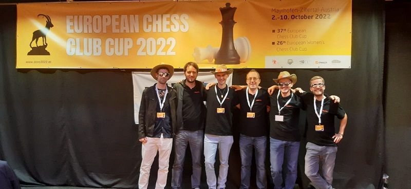 Mit seinen Teamkollegen von Bundesligaverein Feffernitz nahm der Spieler aus K&ouml;tschach-Mauthen an der Schach-Championsleague teil.