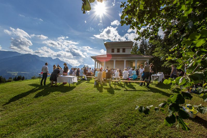 Beim Herkulstempel auf der Gurina. Foto: AndreasLutche (1)