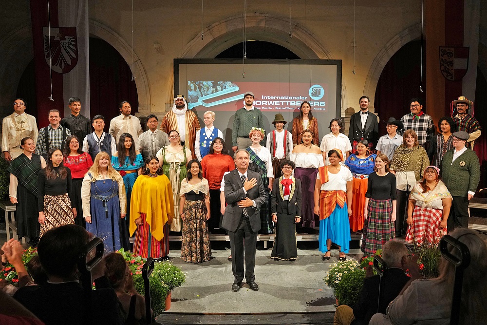 In der Kategorie &bdquo;Kunstlied&ldquo; waren die Mt. San Antonio College Chamber Singers erfolgreich. Foto: Willi Pleschberger