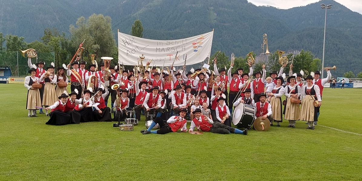 Die Trachtenkapelle Irschen trat in der Leistungsstufe E an und darf sich &uuml;ber 90,18 Punkte freuen.