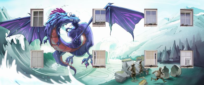 Die Lindwurm-Sage soll auf einem Haus verewigt werden.