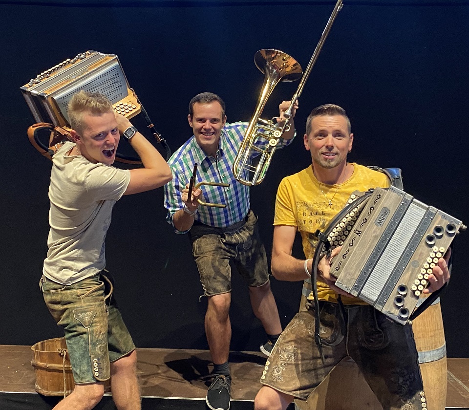 Die M&ouml;lltaler &bdquo;Stoffpower 2.0&ldquo; sorgen in Kroatien f&uuml;r Stimmung. Foto: privat