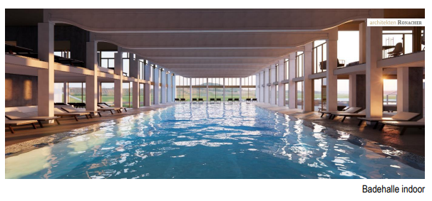 Entw&uuml;rfe f&uuml;r die Sanierung der Aquarena in K&ouml;tschach-Mauthen. Foto: Architekten Ronacher