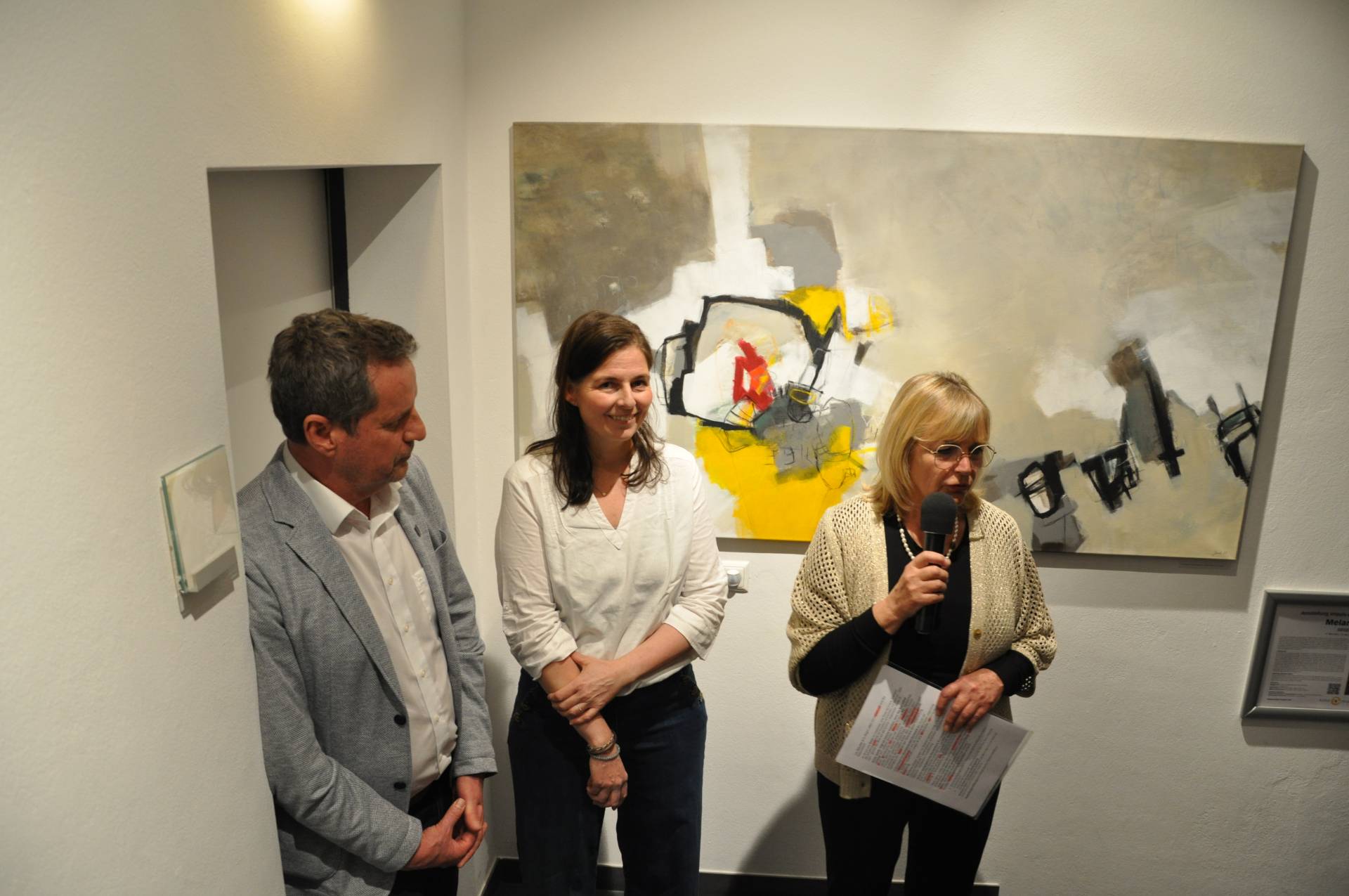 V. l.: Bgm. Thomas Sch&auml;fauer, Melanie Joch, Heide Pucher. Foto: Dorli Vany