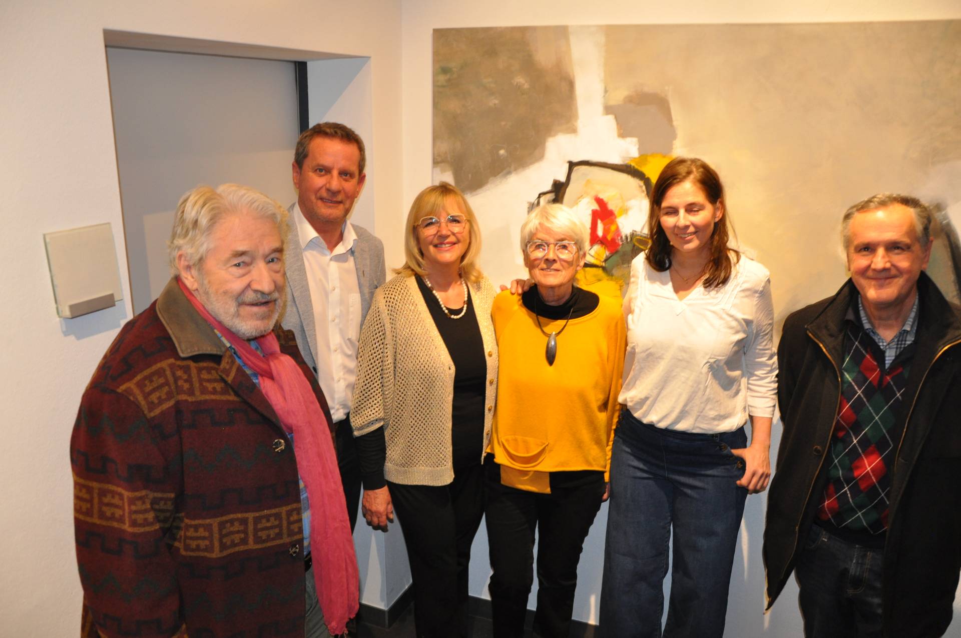 V. l.: Gerhart Weihs, Bgm. Thomas Sch&auml;fauer, Heide Pucher, Margret Joch, Melanie Joch, Manfred G&ouml;llner. Foto: Dorli Vany