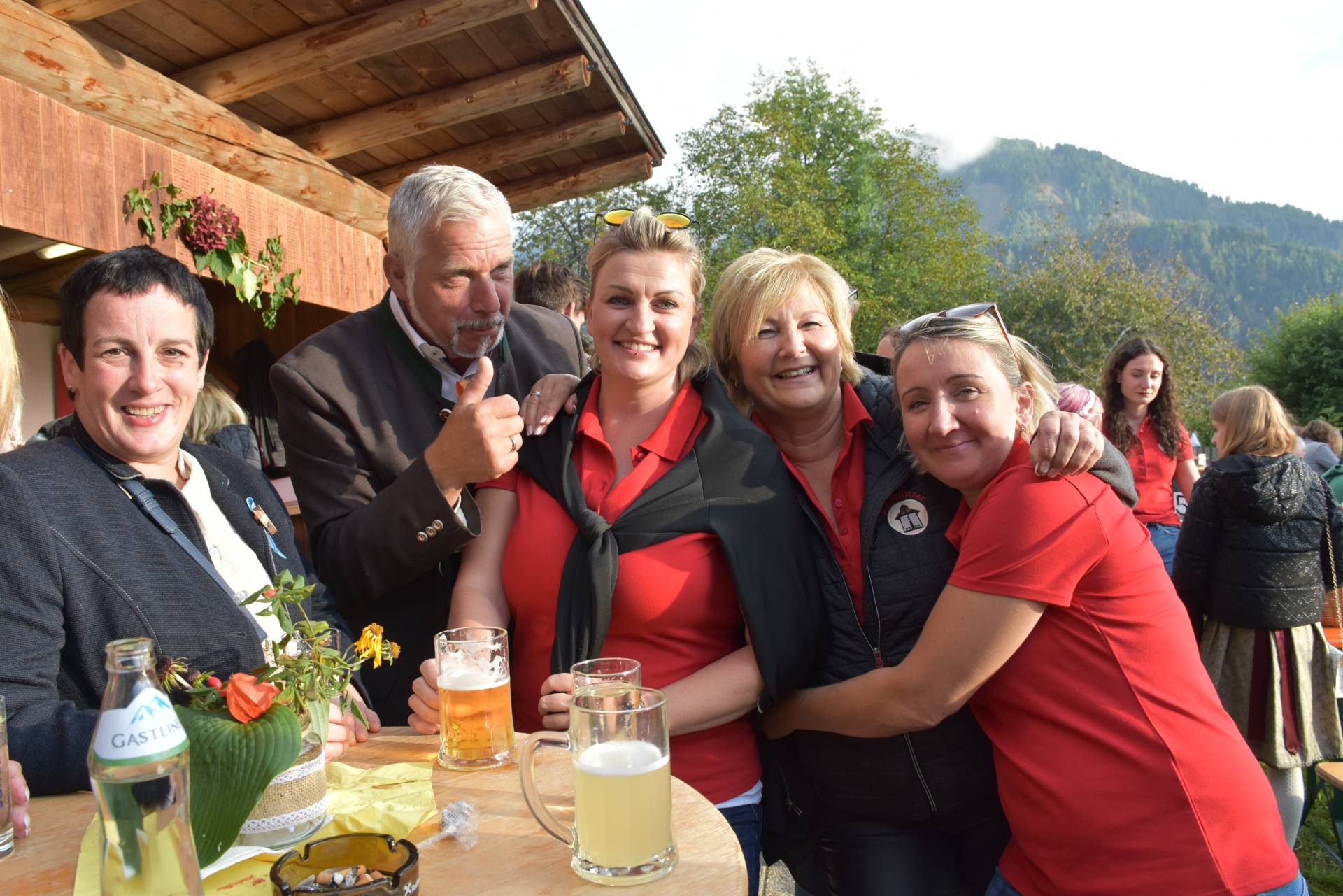 Irmi, Otto, Madlen, Angi, Berni.