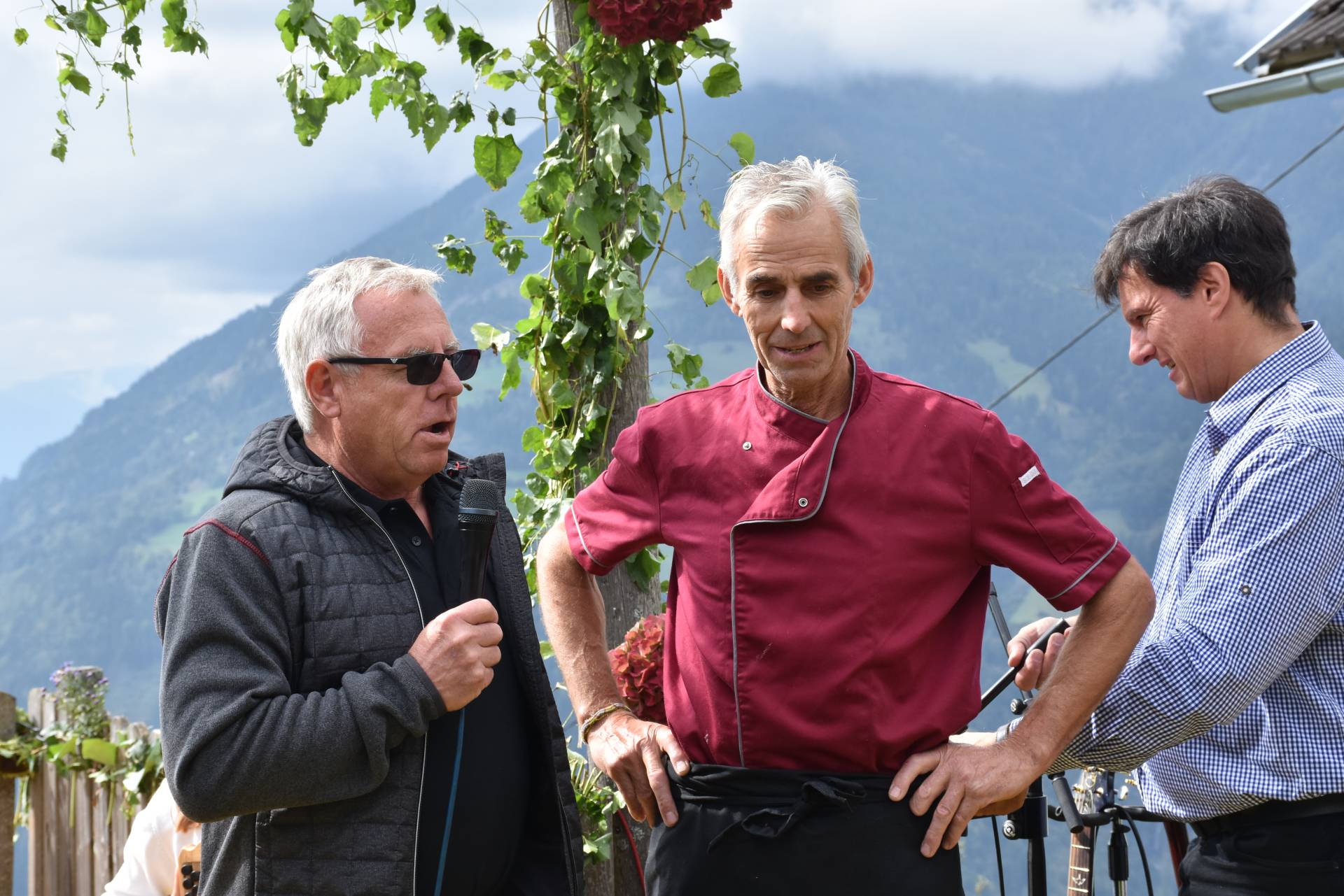 Von Anfang an dabei: Alt-Obmann Heribert Winkler und Obmann/Koch Rudi Ha&szlig;lacher.