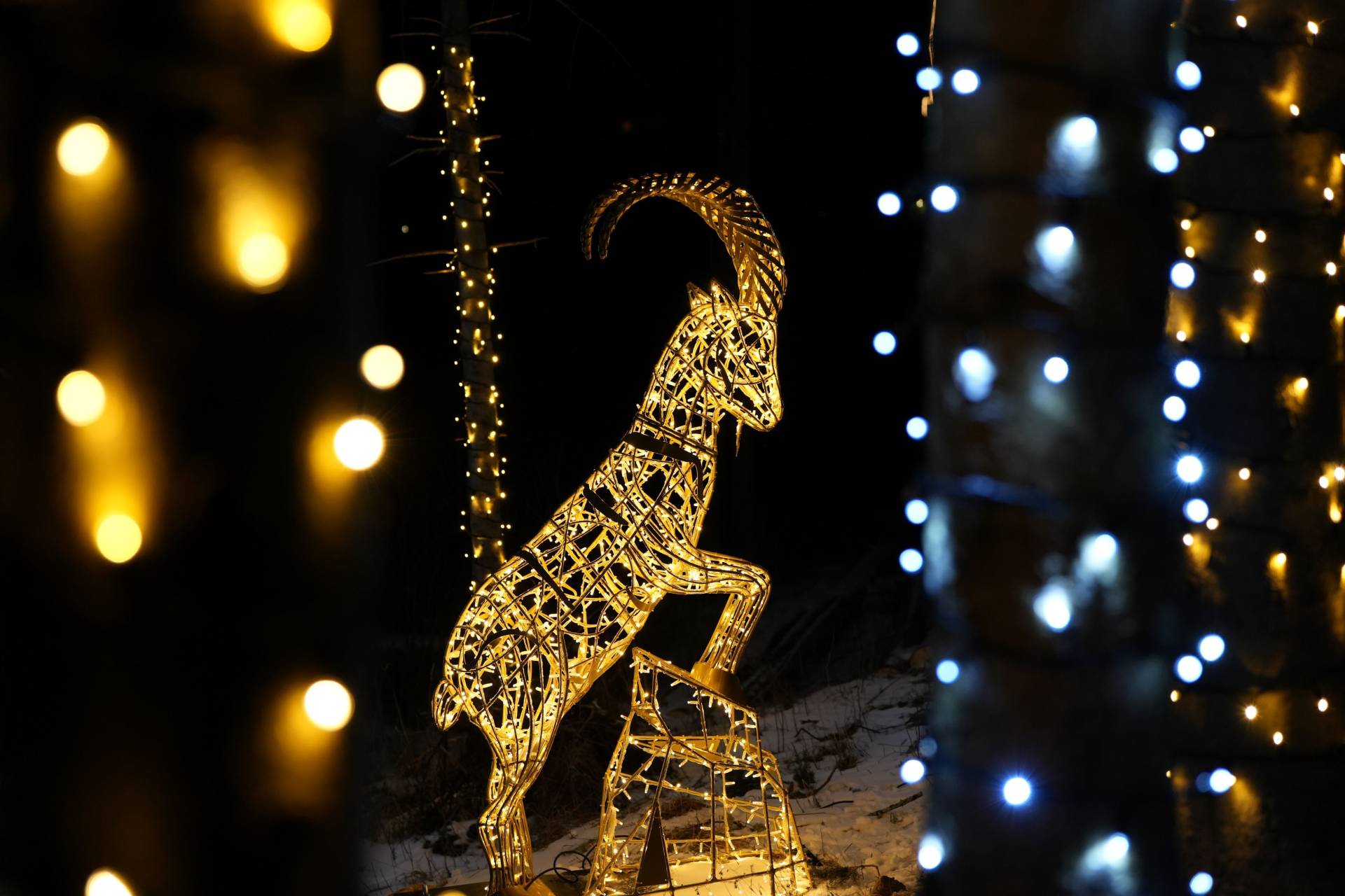 Lichterspiel beim Mallnitzer Bergadvent.