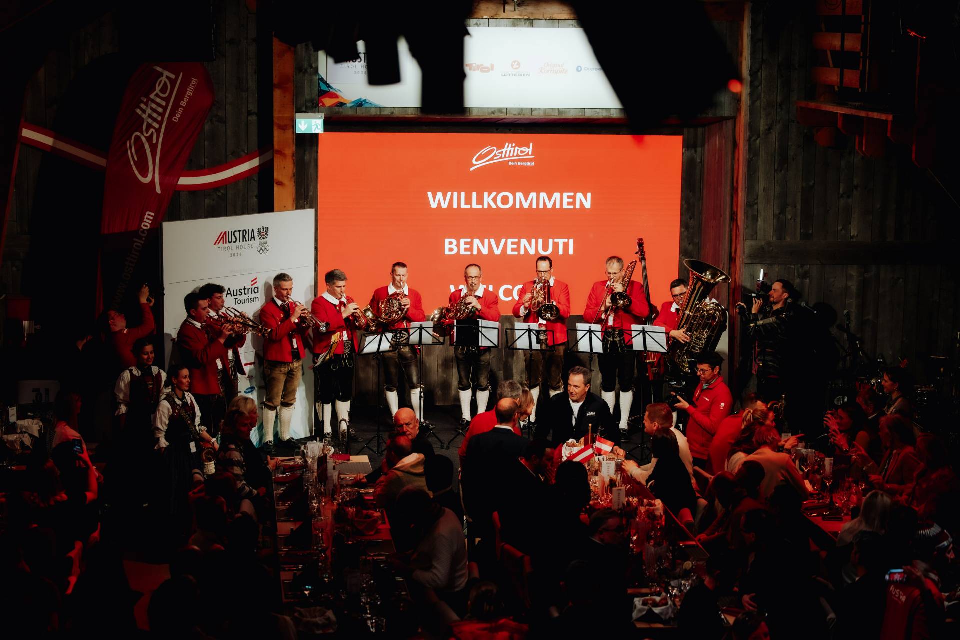 Die Musikanten aus Sillian. Foto: OEC / Michael Meindl