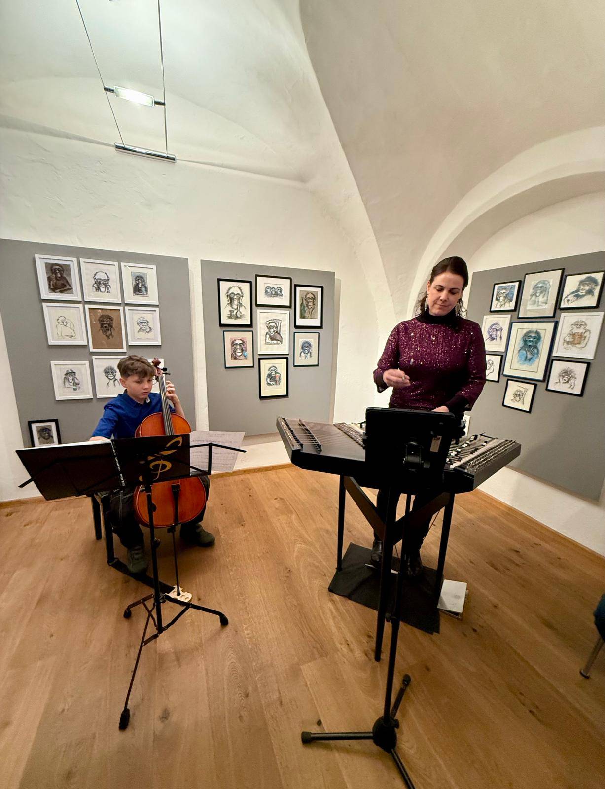 Vernissage zu "Bruder Affe".