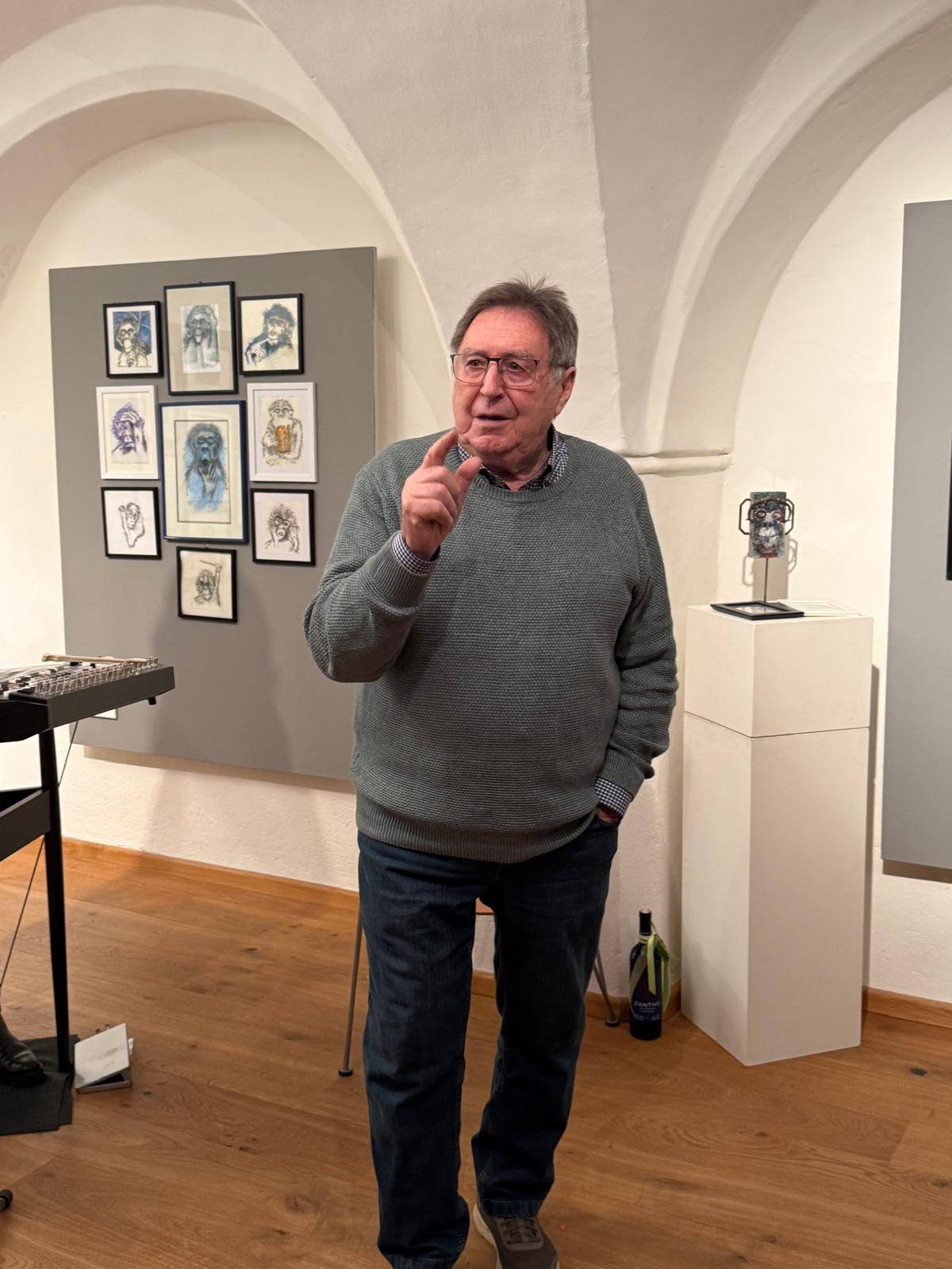 Vernissage zu "Bruder Affe".